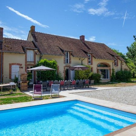 Crazy Villa Le Petit Belair 18 - Heated Pool - Foot - 2H Paris - 30P Aubigny-sur-Nere Exterior photo
