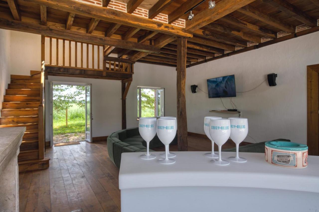 Crazy Villa Le Petit Belair 18 - Heated Pool - Foot - 2H Paris - 30P Aubigny-sur-Nere Exterior photo