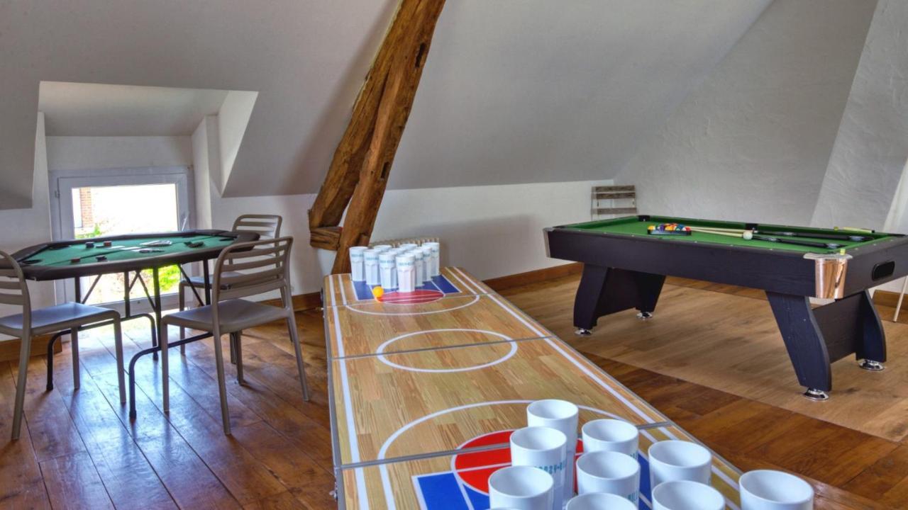Crazy Villa Le Petit Belair 18 - Heated Pool - Foot - 2H Paris - 30P Aubigny-sur-Nere Exterior photo