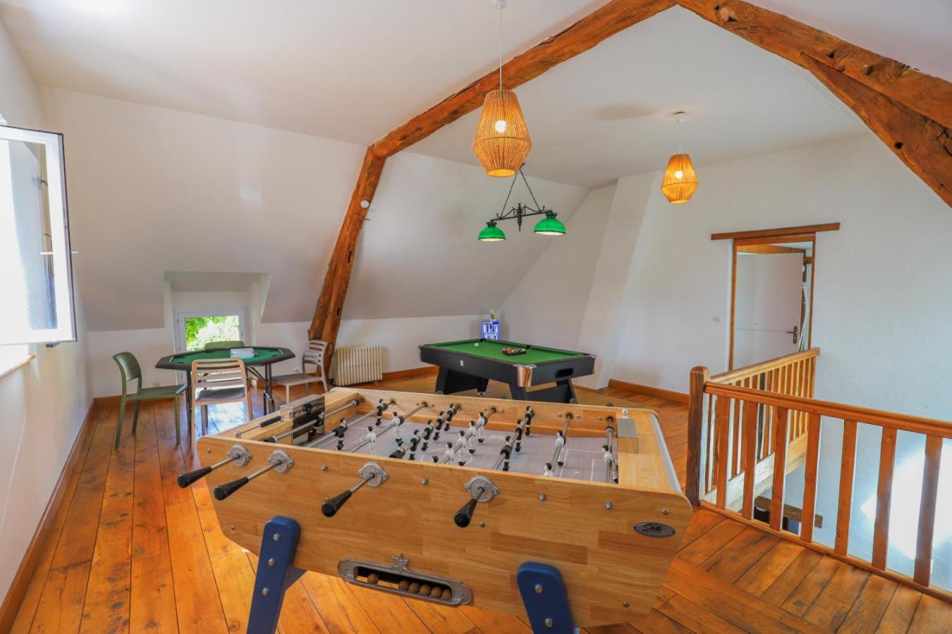 Crazy Villa Le Petit Belair 18 - Heated Pool - Foot - 2H Paris - 30P Aubigny-sur-Nere Exterior photo